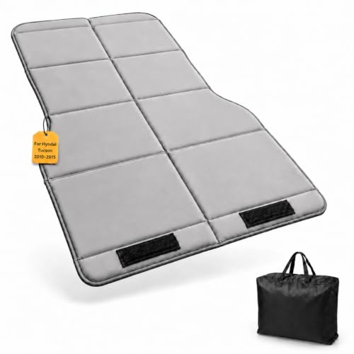 Image of Car Mattress for 2010-2015 Hyundai Tucson, Upgraded Non-Inflatable Thickened Foam SUV Car Camping Mattress, Foldable Trunk Sleeping Pad Car Bed Mattress for Road Trips Camping Travel