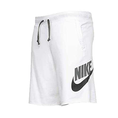 Taglio regolare Nike AR2375-103 M NSW SPE Short FT Alumni Uomo White/Iron Grey/Black M