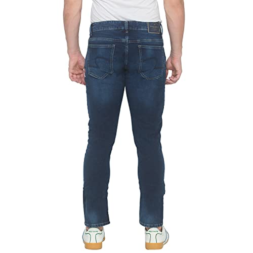 Image of Spykar Men's Slim Fit Low Rise Casual Jeans