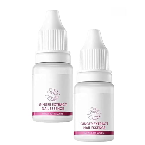 Tratamiento Para Uñas FungiGone, Esencia De Jengibre Para Uñas FungiGone, Tratamiento Para Hongos En Las Uñas De Los Pies Que Fortalece Y Suaviza Las Superficies Agrietadas (2pcs)