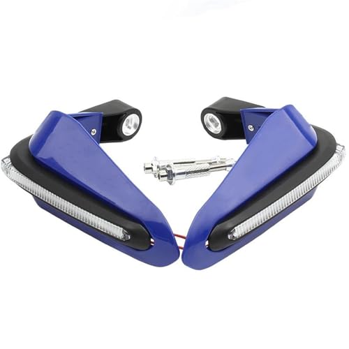 BHYYDS Für Moto APRILIA PEGASO 650 SXV SR 150 RSV RSV4 RS50 TUONO V4 RS 125 SR 50 RS 50 Motorrad-Handschützer Motorrad Handschutz(Blau)