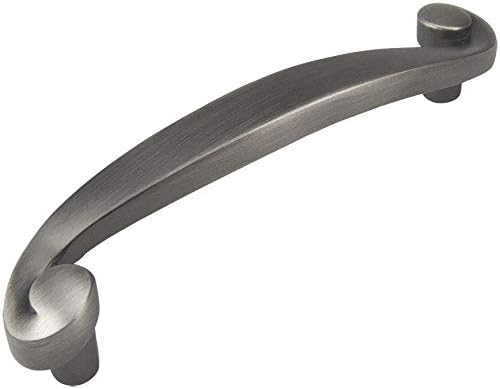 25 Pack - Cosmas 776AS Antique Silver Swirl Cabinet Hardware Handle Pull - 3-3/4" Inch (96mm) Hole Centers