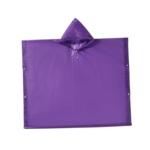 Children's Rain Poncho with Hood, Lightweight Waterproof Outerwear for Kids