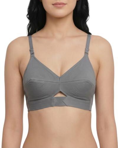 Image of Brida Kavya Xtra Soft Cotton Round Stitch Bra for Women | Full Coverage | Non-Padded | Wireless | Double Layer Support | Heavy Bust | Combo Pack | Colours May Vary