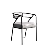 SLOQYNAPU Silla de Comedor nórdica de Lujo, Silla de Ordenador for salón de uñas, diseño de Arte Moderno, Oficina(16)