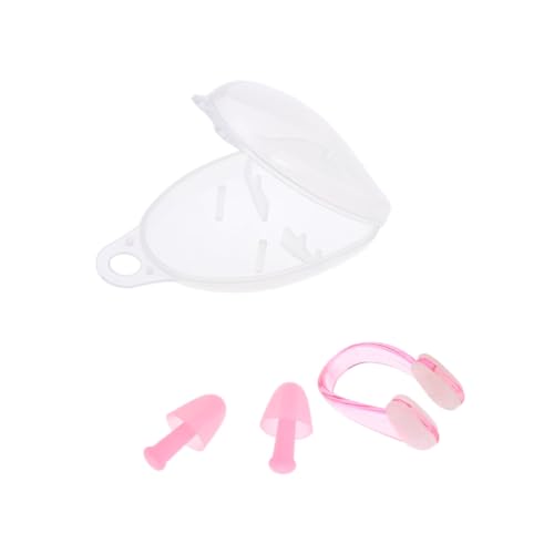 POPETPOP Nose Clip Swim Comfortable Design for Adults Swimming Gear for Pool Beach and Bath Activities Pink