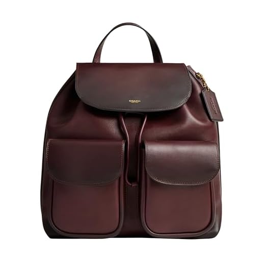 COACH Women's Crosby Backpack 28, B4/Merlot, One Size