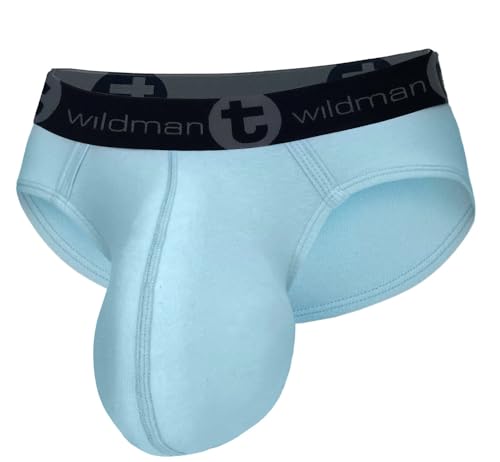 Wildmant Cotton Monster Cock Brief Light Blue