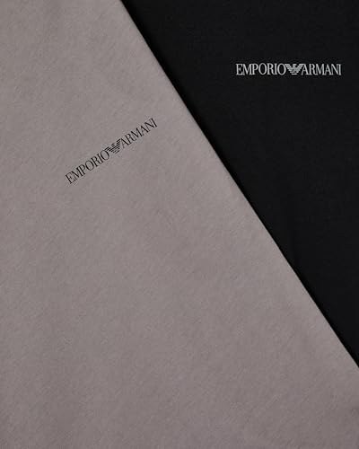 Herren T-Shirt aus Reiner Baumwolle, Rundhalsausschnitt, Schwarz, Größe S – Ansicht 4