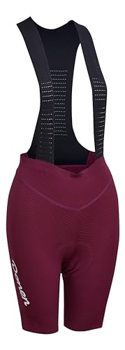 ドネン サイクル ロンパース ビブショーツ レディース パープル