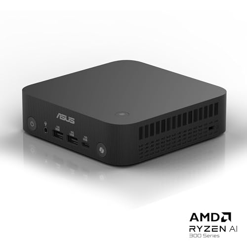 Image of ASUS ExpertCenter PN54 Barebone Mini PC with AMD RyzenTM AI 7 350 Processor, DDR5 RAM, Dual Storage Design, WiFi 7 & BT 5.4, Voice Command, Toolless Chassis Access, USB-C, Hardware TPM, & VESA Mount
