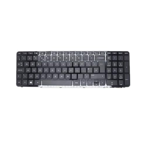 Teclado HP 15-rb000 para solucionar teclas rotas con distribución UK English negro