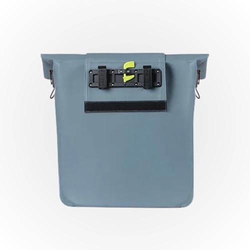 Basil City Fahrradshopper – reflektierende Fahrradtasche hinten – für Gepäckträger – 14–16 L – Blau
