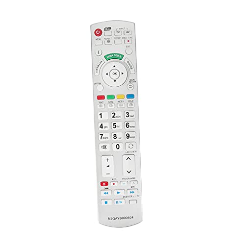 AULCMEET N2QAYB000504 sub N2QAYB000572 Replace Remote fit for Panasonic TX-P42ST50B TX-P50GT50Y TX-P50ST50E TX-P50ST50Y TX-P50VT50B TX-P50VT50J TX-P50VT50Y TX-P55ST50E TX-P55ST50Y TX-P55VT50B - Image 2