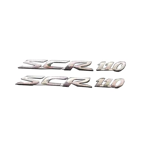 Badge emblème 3D moto SCR110 autocollant de protection premium