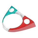 PIUGILH Auto Mittelkonsole Schaltkulissen-Rahmen Passend für FIAT 500 2010-2022, Auto Innenraum-Dekor, Mittelkonsole Verkleidung für FIAT 500 Zubehör Italienische Farbe