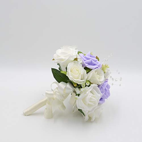 Fiori di seta matrimonio mano-realizzato da petali...