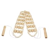 TOYANDONA Holz Massage Roller Seil Rückenmassagegerät Schmerzlösung Faszienrolle für Schulter...
