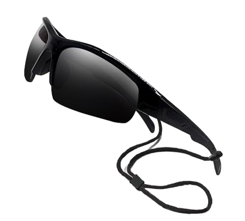 F9 Bifocal Sports Sunglasses Reading Glasses Men Women Reader Wrap Mirror Fishing Driving Black Silver (Get 2 Pairs)4