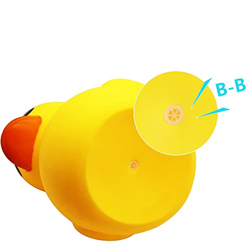 Cicitoywo Yellow Rubber Ducks, Preschool Large Bath Toys Bathtub Floating Squeaky Duckies Gift For Baby Shower Infants Kids Toddler Party Decoration, 7.2 Inches (Large) #TOP2