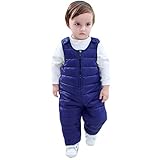 Ultimativer Komfort und Freiheit: Die Außenschicht dieses Kinderoveralls besteht aus Nylon, ist abriebfest und bis zu einem gewissen Grad wasserdicht und atmungsaktiv. Der Innenraum ist mit leichten und bequemen Daunen gefüllt, um Ihrem Kind den ganzen Winter über angenehme Wärme zu bieten!