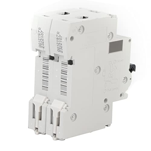 Low-Voltage Miniature Air Circuit Breaker, 250V Dc 2P Din Rail Mount Miniature Circuit Breaker For Solar Panels Grid System, Wind And Solar Hybrid System And Other Dc Systems (63A) #TOP3