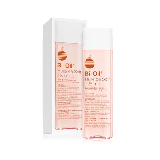 Bi-Oil Huile de Soin Pour la Peau - Soin Spécialisé pour les Vergetures, Cicatrices, Peau Sèche et Teint Irrégulier - 1 x 125 ml