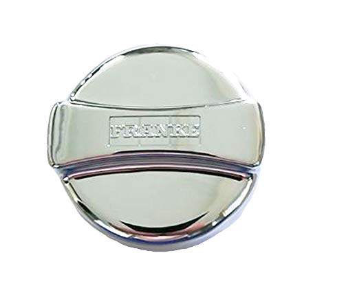Franke - Drehexcenter-Kappe - Drehknopf - Ersatzteil für Küchenspülen mit Excenterventil - Kunststoff in Chrom-Optik - rund - 44 mm x 30 mm hoch