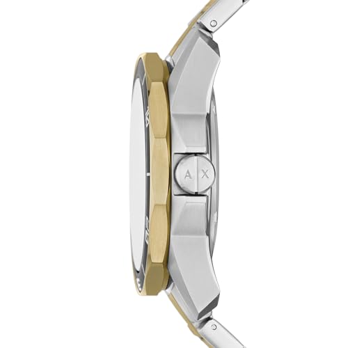 Image of Armani Exchange A|X Dive-Inspired Stainless Steel Watch for Men
