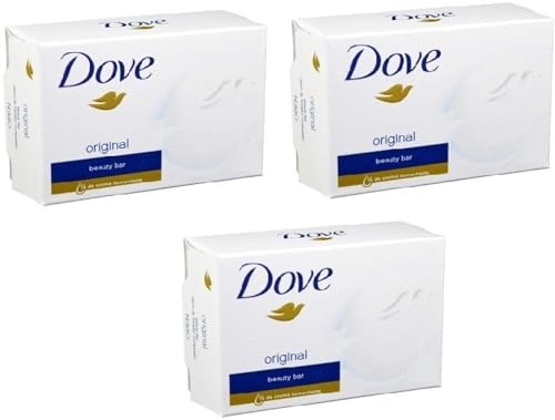 Image of Dove Beauty Cream Bar Soap White 100g /3.5 oz (Pack 3 bars)
