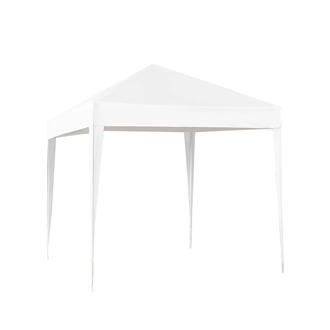 Acomoda Textil - Cenador Blanco Desmontable de Fácil Instalación y Transporte 3x3 Metros. Carpa Jardín para Camping y Fiestas de Exterior, Resistente al Sol, Estable y Duradero