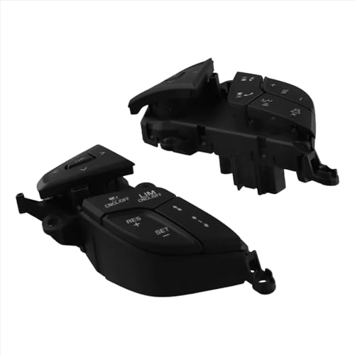 �X�e�A�����O�R���g���[���{�^�� Compatible With Ford For Fusion 2013 2014 2015 2016 2017 2018 �Ԃ̃X�e�A�����O�z�C�[���̃{�����[�������N���[�Y�R���g���[���X�C�b�` DG9T-9E740DBW