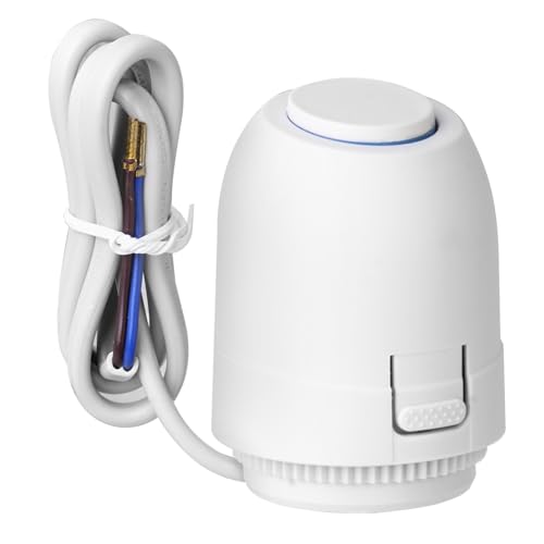 TRWUDRFA Stellantrieb Fussbodenheizung 230V - Thermot Stellmotor M30x1 5 NC (stromlos geschlossen) - Thermischer Stellantrieb VA80 für Fußbodenheizung Ventil für nahezu jeden Heizkreisverteiler