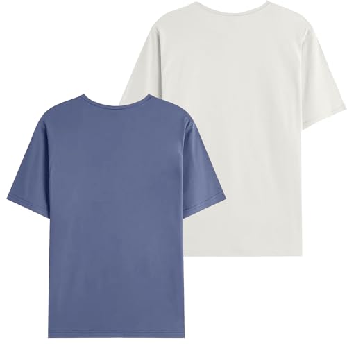 Image of JUGULAR Men's Half Sleeve Cotton Printed Combo Tshirt (Pack of 2)