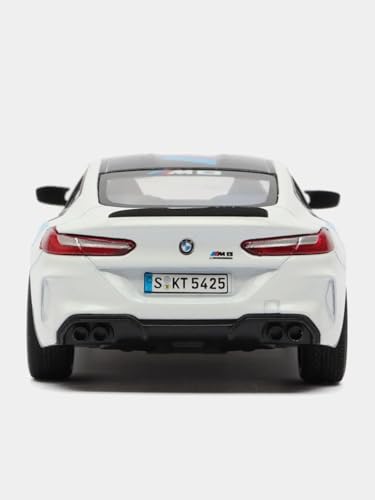 Image of Premium M8 GTE 1:38 Scale Diecast Model Car Toy - Authentic Motorsport Design, with Iconic Racing Graphics, Pull-Back Action - Perfect Collectible or Gift for Kids & Enthusiasts White