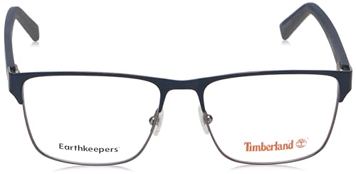 Gafas Timberland TB1754 azul mate de hombre con montura rectangular 2
