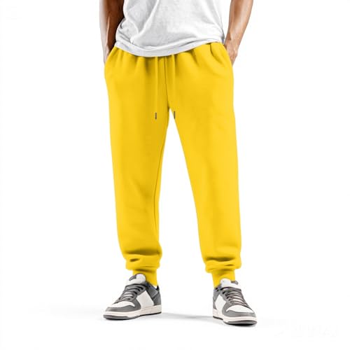 Joggers for Men Drawstring High Waisted Sweatpants Casual Baggy Workout Stretch Palazzo Lounge Pants with Pockets4