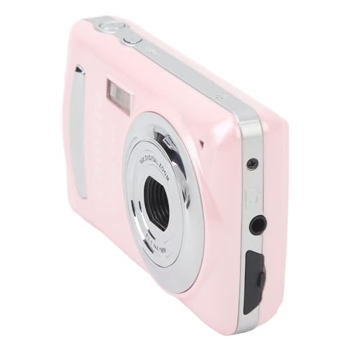Fotocamera Digitale, Fotocamera Portatile FHD 1080P 16MP con Schermo da 2,4, Zoom Digitale 16X, Stabilizzazione Messa a Fuoco Automatica Videocamera per Vlogging per Bambini