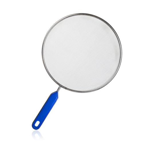 Image of Splatter Screen for Frying Pan, 8 Inch Stainless Steel Small Grease Splatter Guard, Ultra Fine Mesh Prevents for Kitchen Frying Pan Cooking Supplies