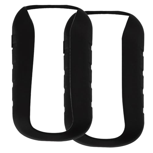 UOGNADGD 2-Pack Custodia TPU Compatibile con Garmin eTrex Touch 35 Cover per Telefono - Accessori Protettivi Flessibili e Antishock con Tagli di Precisione (Nero + Nero)