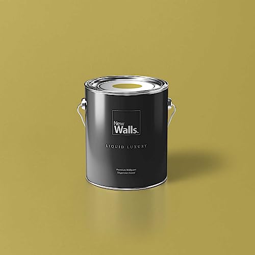 New Walls Pintura de emulsión líquida de lujo verde pistacho para interiores 2 5