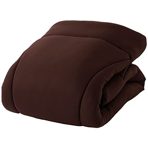 アイリスプラザ合い掛け布団  抗菌防臭 洗濯機OK シングル ブラウン