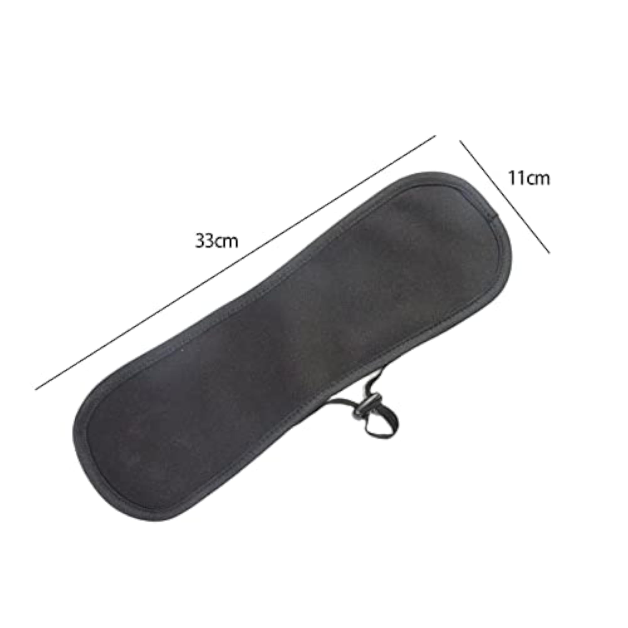 2x Castor Oil Neck Pack Wrap Pad with Adjustable Buckle