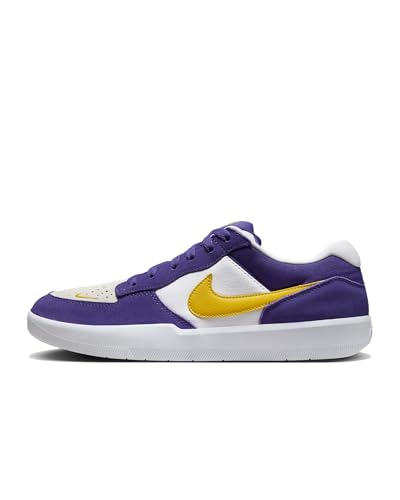 Nike SB Force 58 Skate Shoes (DV5477-500, Court Purple/White/White/Amarillo) Size 11