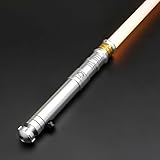 7Kwars Dueling Light Saber, Smooth Swing Lightsaber,27 Set Sound Effects with 12 Colors Change, 82cm Pixel Blade Light Saber for Adults and Kids Gift