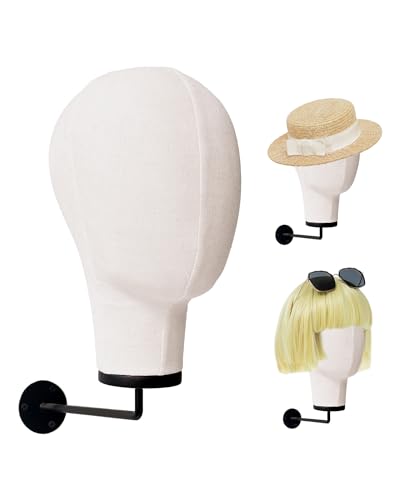 Support de tête de mannequin pour perruques suspendu et polyvalent
