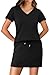 NIASHOT Lounge Sets for Women Casual Summer Short Sets for Women 2026 Comfy Fashion Clothing Cute School Outfits for Teachers Spring Two Piece Tennis Skirts Skorts Loungewear Black XL