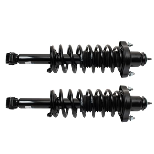 Image of TRQ Rear Shock & Spring Assembly Set Compatible with 2008-2013 Mitsubishi Outlander