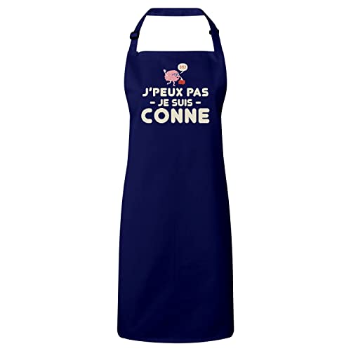 Tablier J'Peux Pas Je Suis Conne humour pour cuisine et barbecue