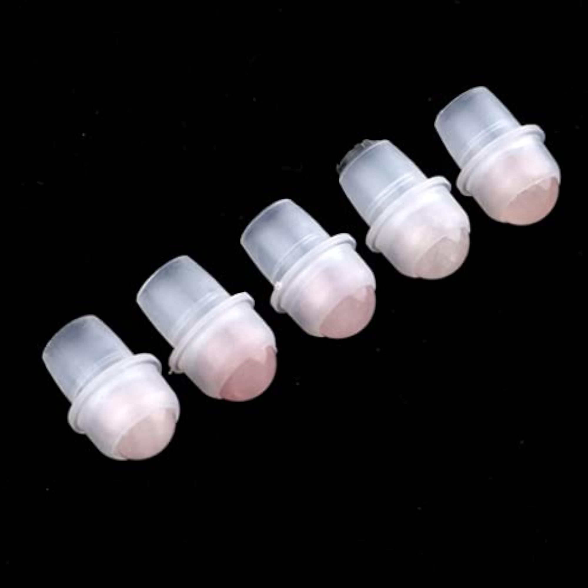 5Pcs Replacement Ball Roller Tops for Essential Oil Bottles, Pink